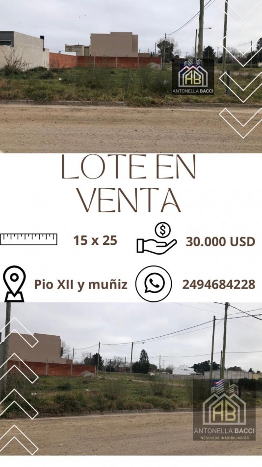 Lote en venta 