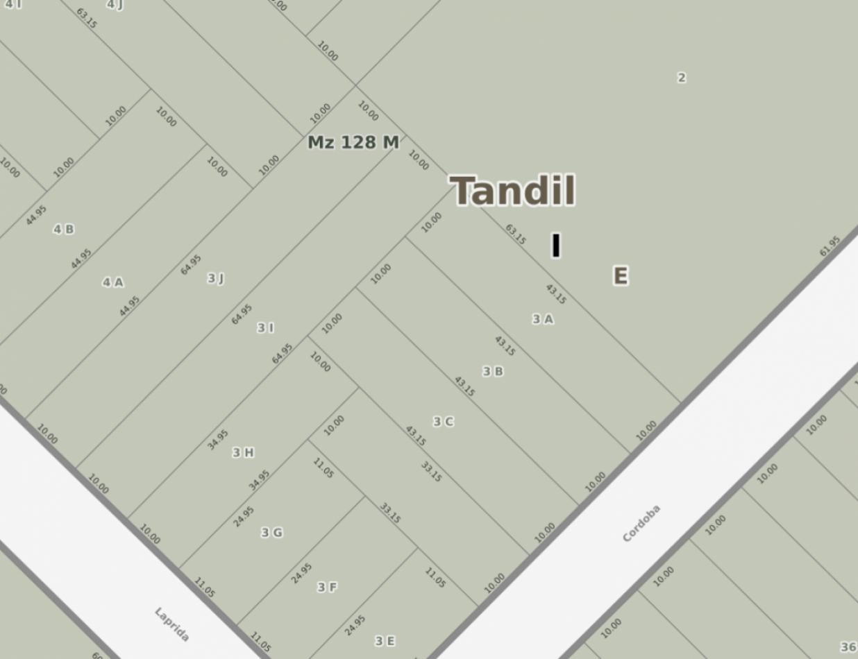 Lote en calle Cordoba