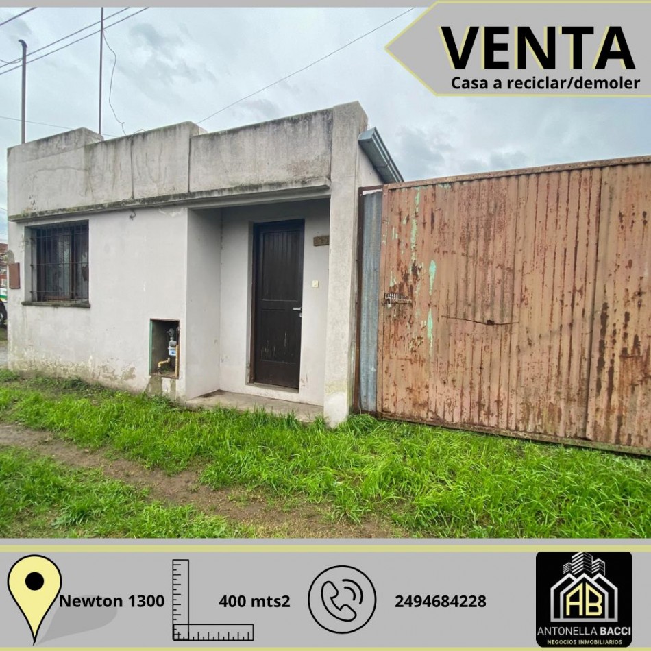 Casa a reciclar/ lote para galpon.